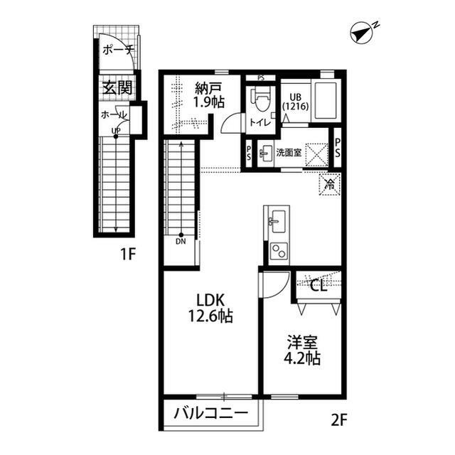 デュラ・カーサ根光Ⅱ 間取り