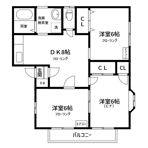 グリーンベル 間取り