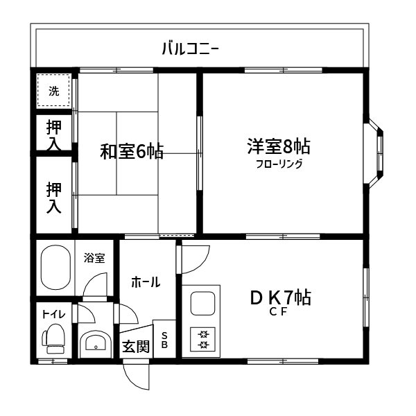 セゾンあざみ野 間取り
