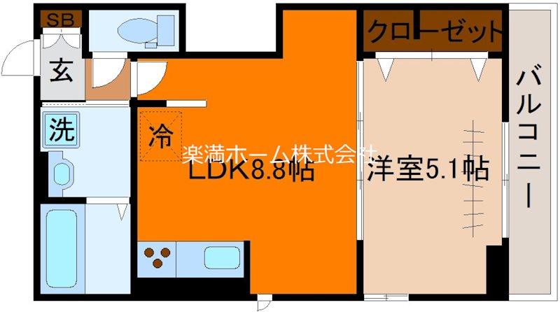 LuSole嵐山 間取り