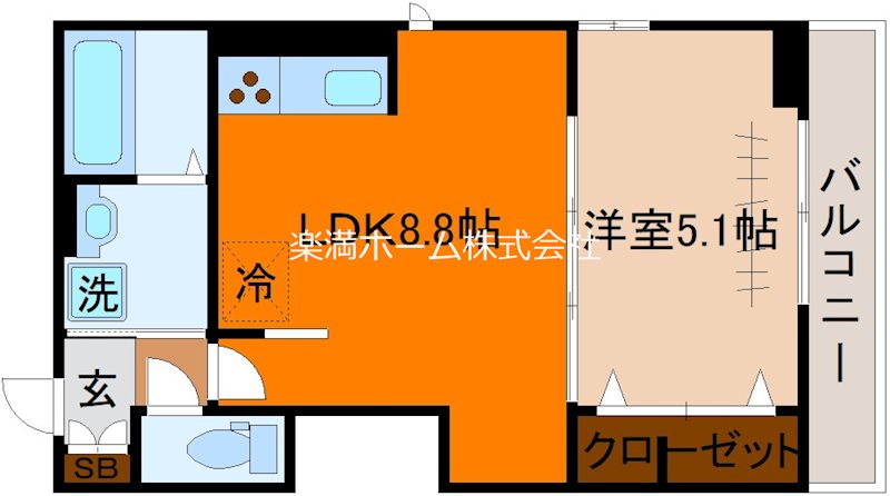 LuSole嵐山 間取り