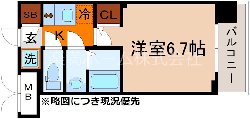 ブランシエスタ西京極 間取り