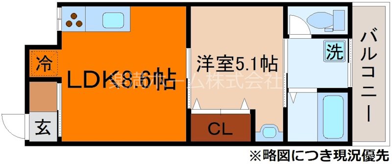 西院春栄町27・28貸家 間取り