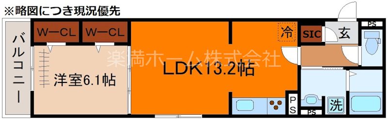 GRAMM深草North 間取り