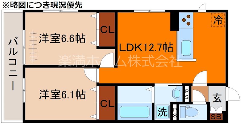 GRAMM深草North 間取り