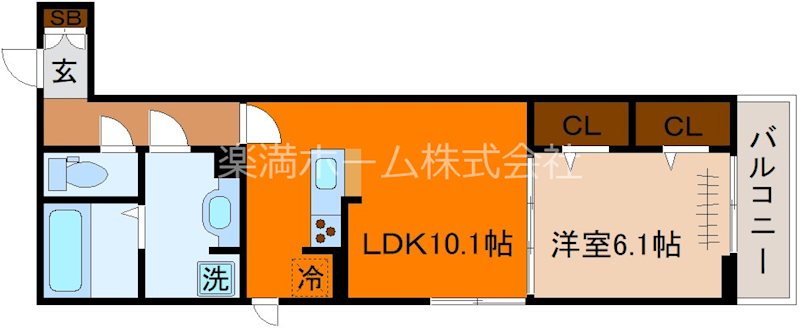 太秦レジデンスW棟 間取り