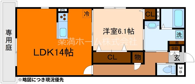 Comfy Court　五条西洞院 間取り