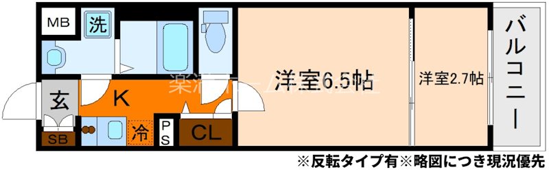 ソルテラスKYOTO西大路　瑠 間取り