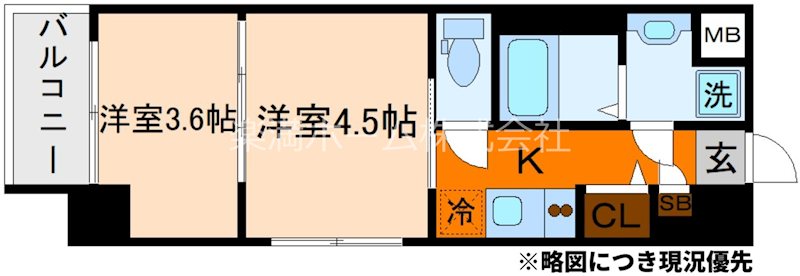 レシオス京都嵯峨野 間取り