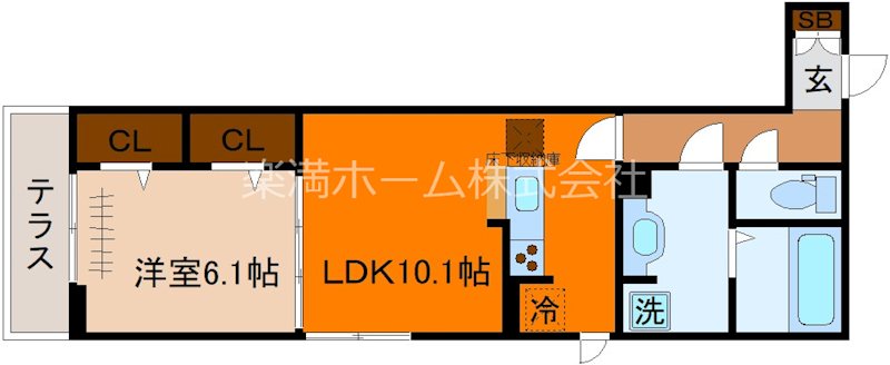 太秦レジデンスW棟 間取り