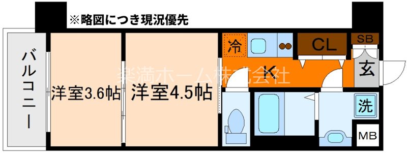 レシオス京都嵯峨野 間取り