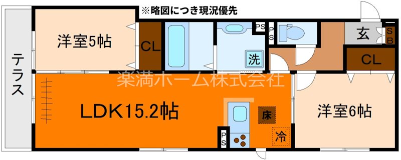 D-ROOM西院小米 間取り
