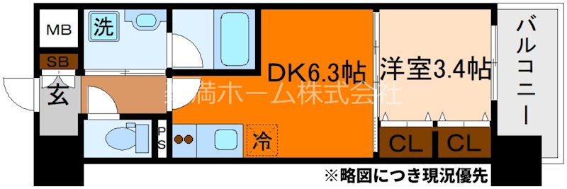 リシュドール梅小路 間取り