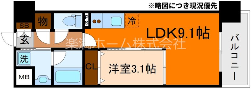 リシュドール梅小路 間取り