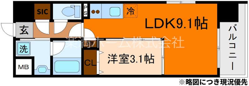 リシュドール梅小路 間取り