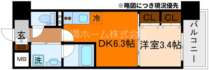 リシュドール梅小路 間取り