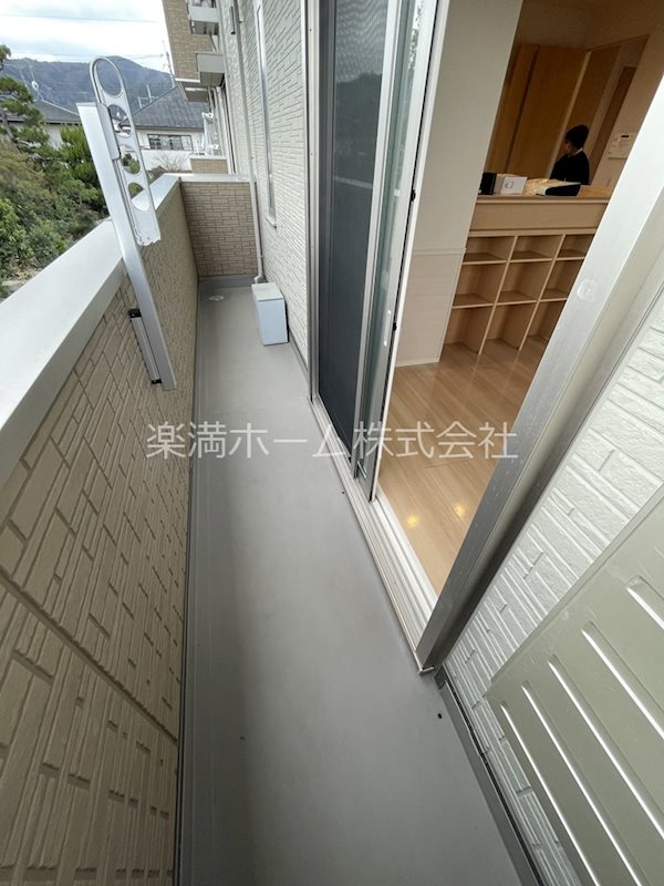 ドムール嵯峨A棟 ベランダ