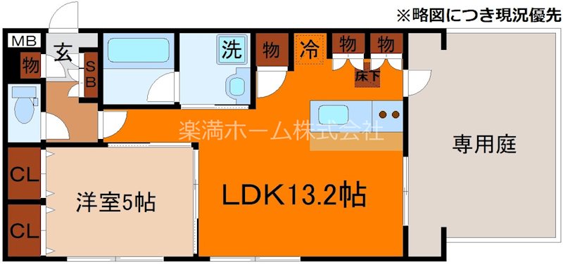 J'fort嵯峨天龍寺 間取り