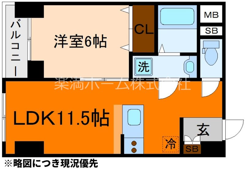 墨染コーポ 間取り