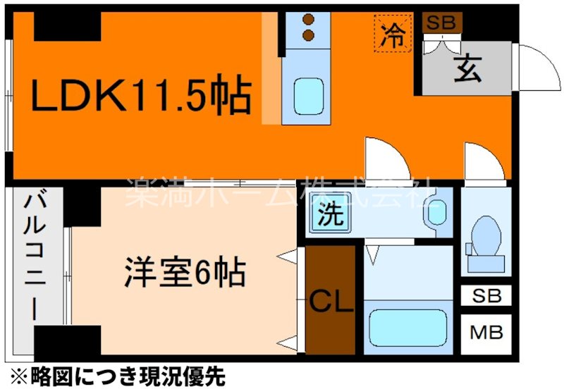 墨染コーポ 間取り