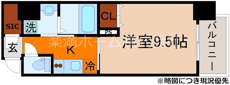 ジョイシティ二条城前 間取り