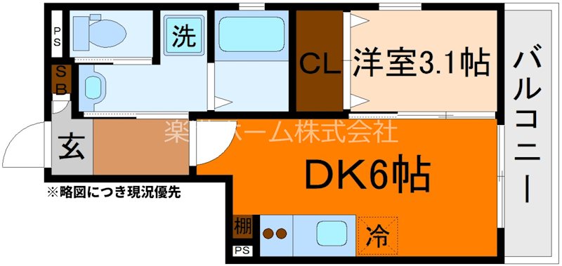 Live Flat京都西院 間取り