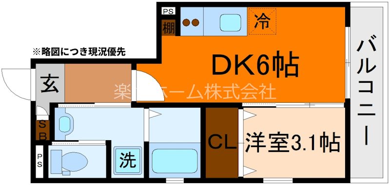 Live Flat京都西院 間取り