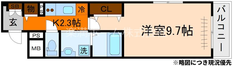 オーサム　ヴィレッジ　京都桂 間取り