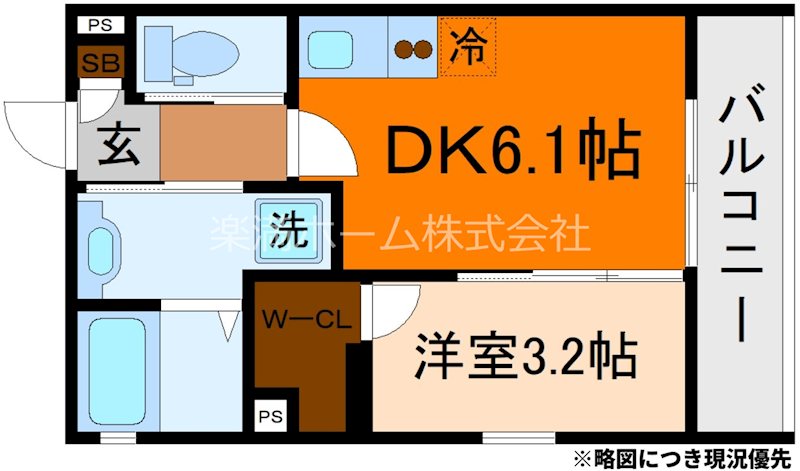 Live Flat京都西院 間取り