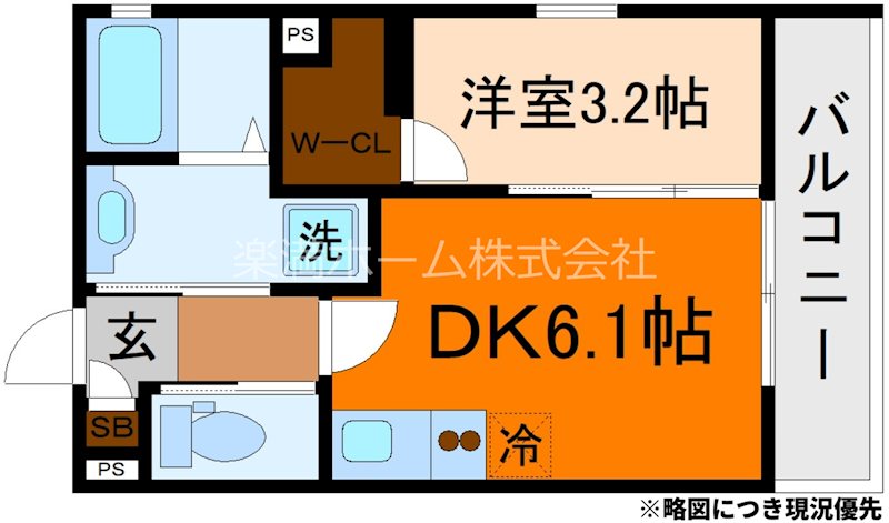 Live Flat京都西院 間取り