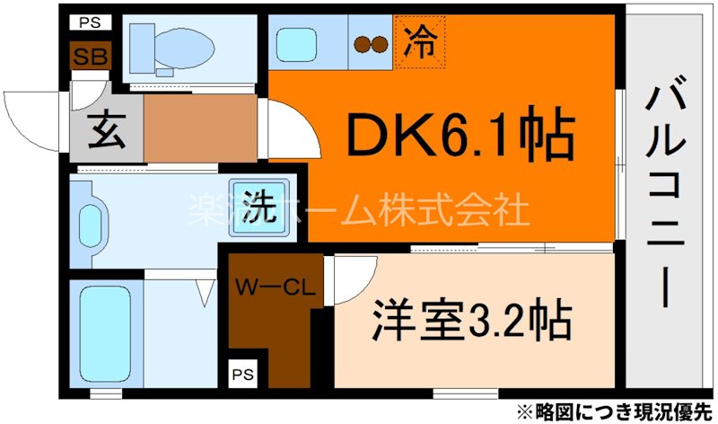 Live Flat京都西院 間取り