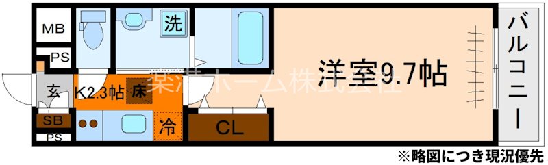 オーサム　ヴィレッジ　京都桂 間取り