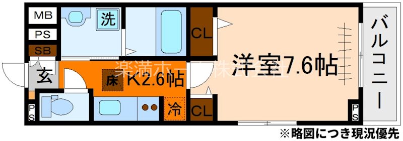 オーサム　ヴィレッジ　京都桂 間取り