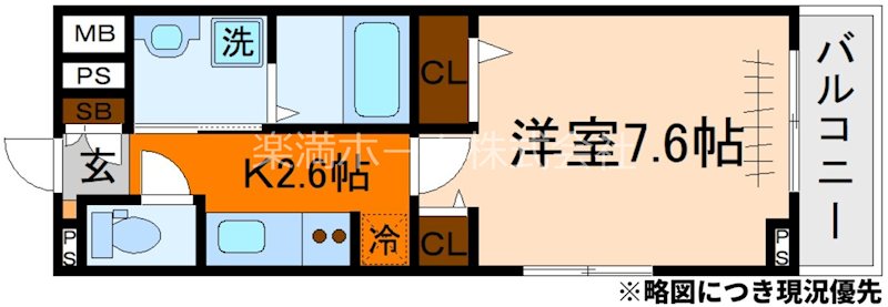オーサム　ヴィレッジ　京都桂 間取り