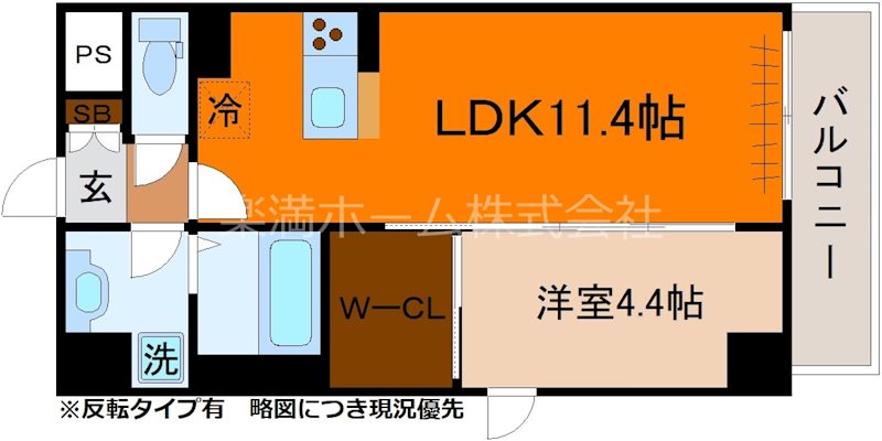 THE RESIDENCE　二条駅前 間取り