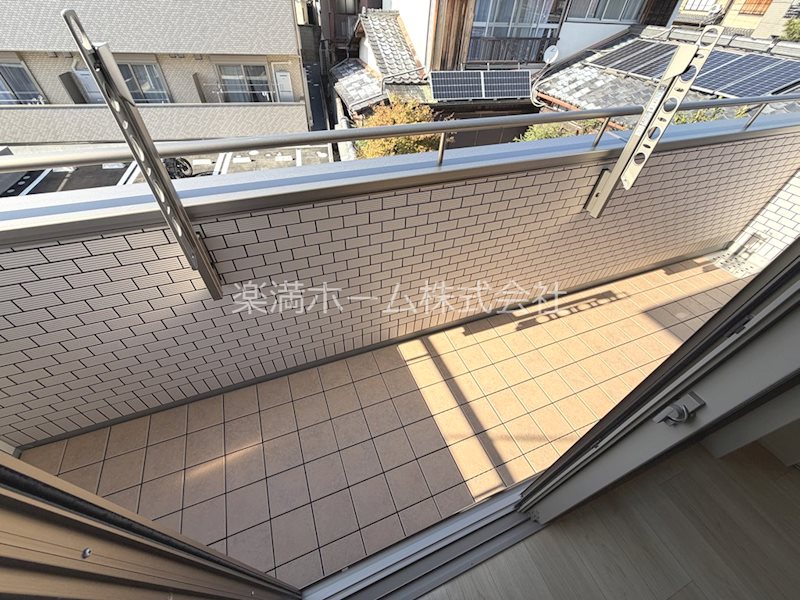 神光院町貸家B ベランダ