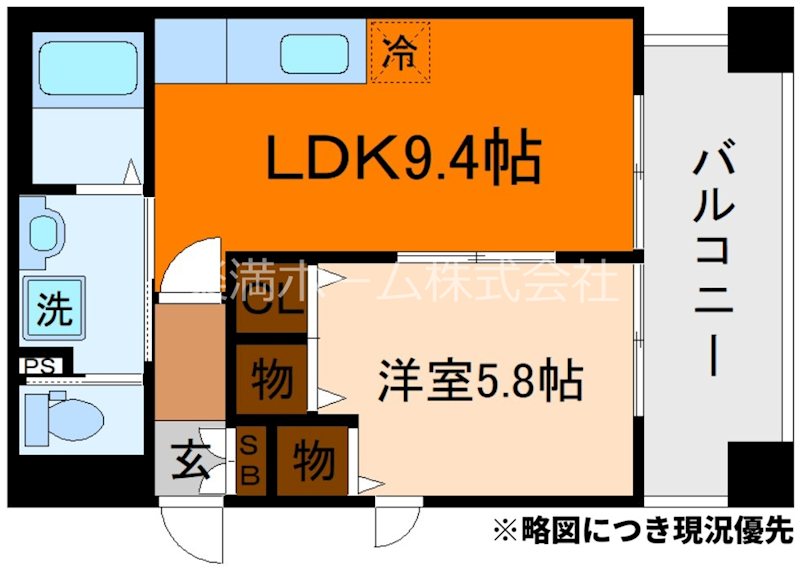 GARNET RESIDENCE上桂 間取り