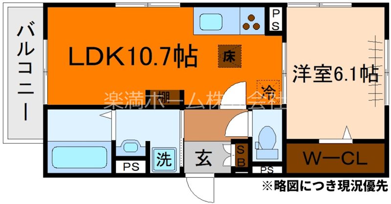 GRAMM下津林WEST 間取り
