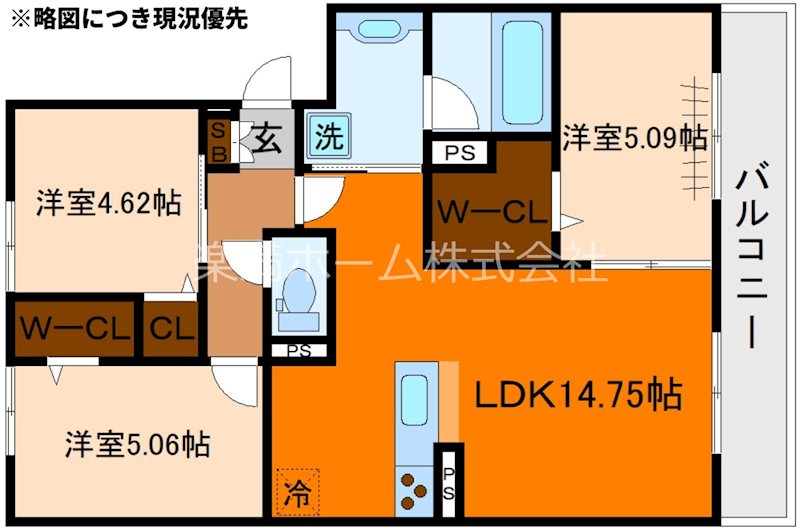 オリーブ嵯峨 間取り