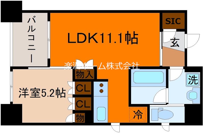 リヴァーク四条烏丸 間取り