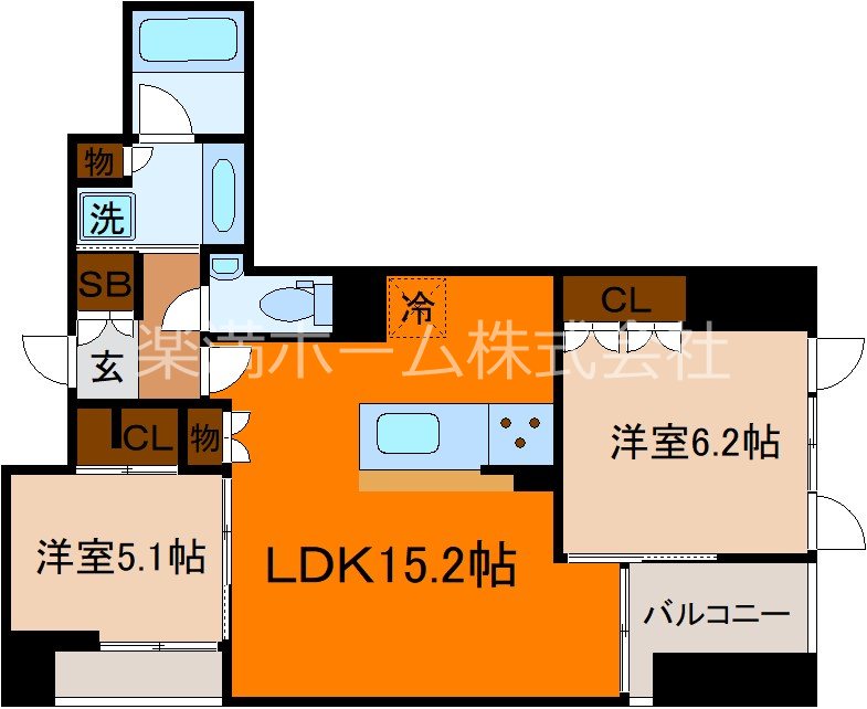 ジオエント御所北寺町通 間取り