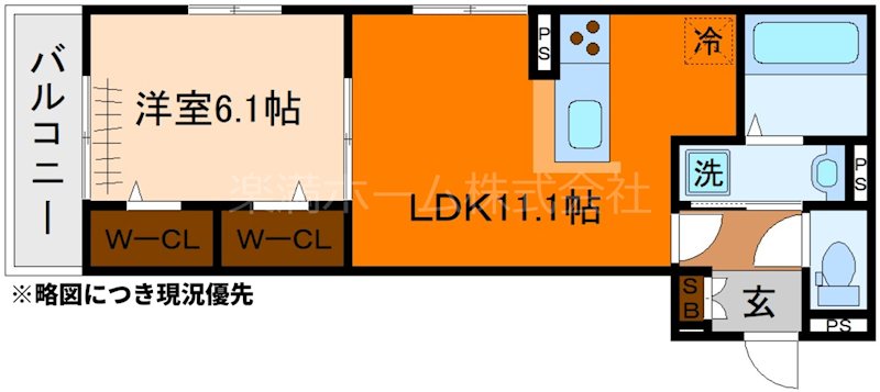 GRAMM下津林EAST 間取り
