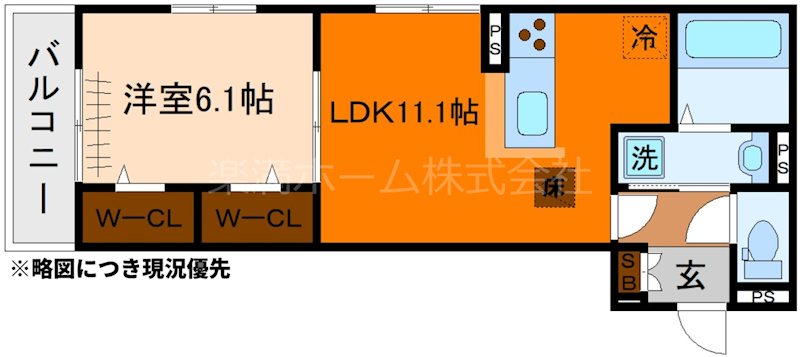 GRAMM下津林EAST 間取り