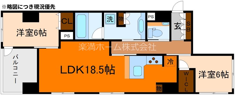GRAN　LUXE御所南 間取り