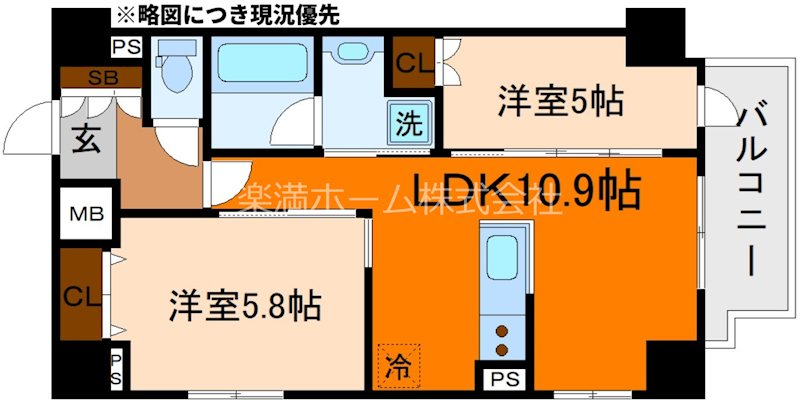 ジオエント四条大宮 間取り