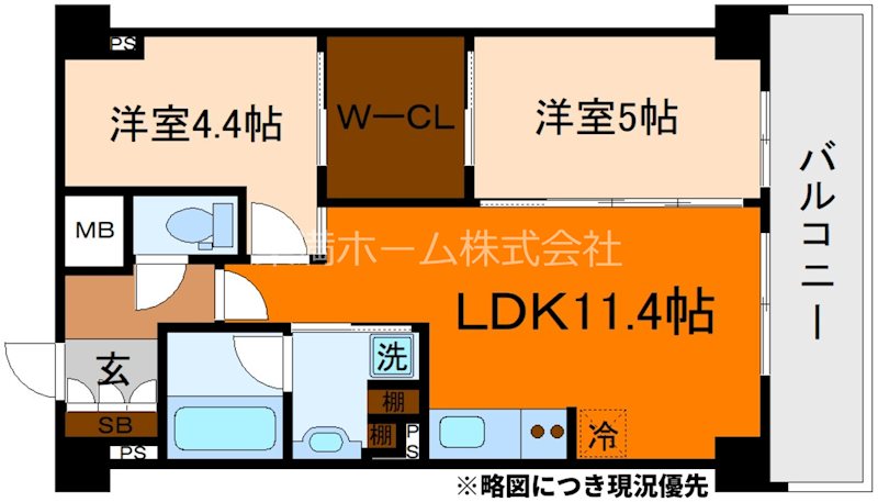 ジオエント四条大宮 間取り