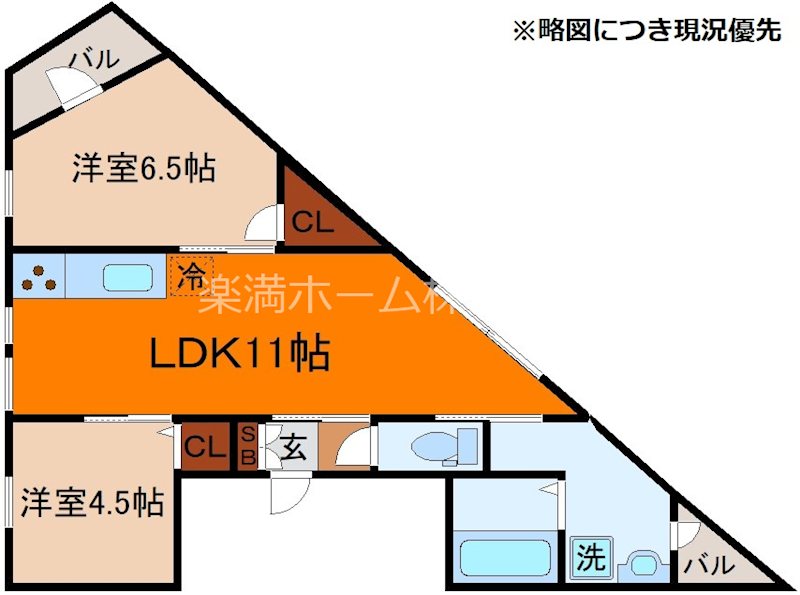 京都グランデ二条駅南 間取り