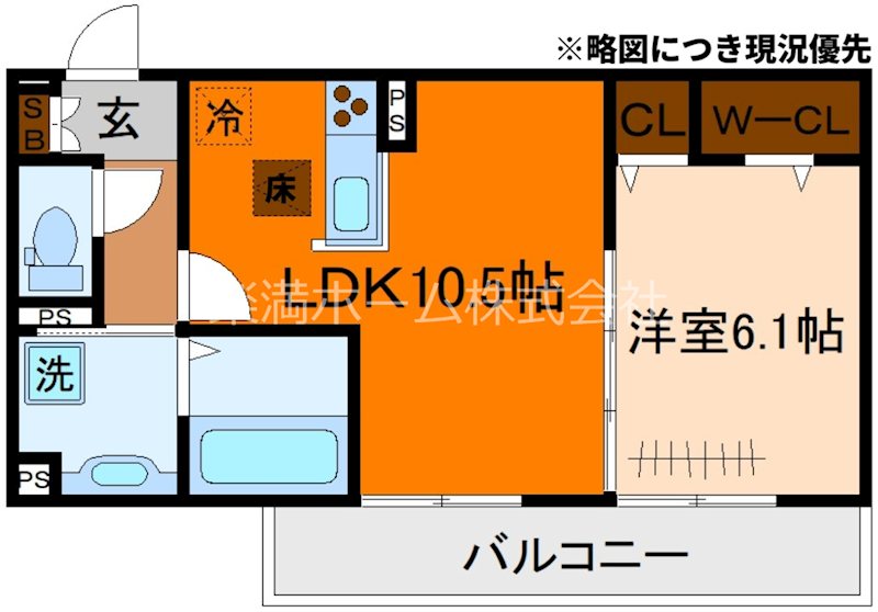 ＧRAMM竹田　B棟 間取り