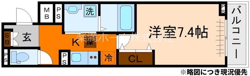 ヒカルサ京都御薗橋通 間取り