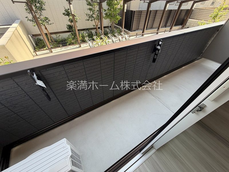 アレ・デ・フルール西向日駅前　北棟 ベランダ
